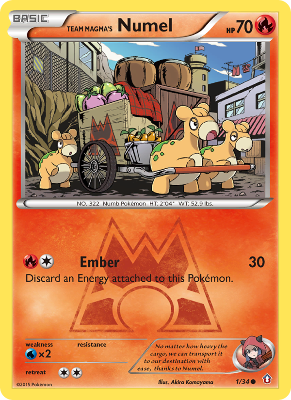 Team Magma's Numel